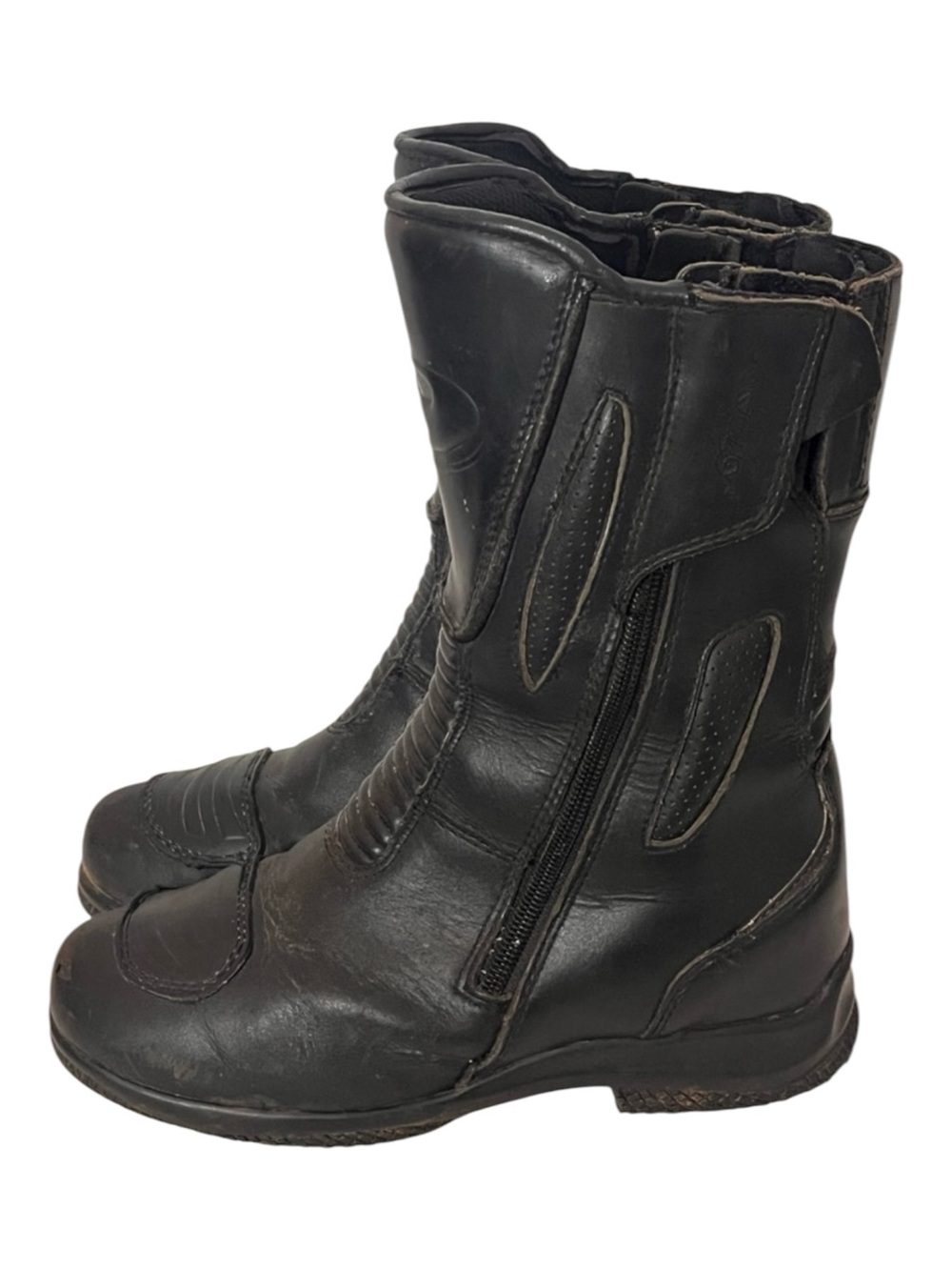 Held Shira Women’s Motorcycle Boots 38/8 Black Leather Safety Protective Biker